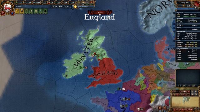 EU4 Luck of the Irish | Achievement Guide | Munster | Form Ireland | Tutorial смотреть онлайн