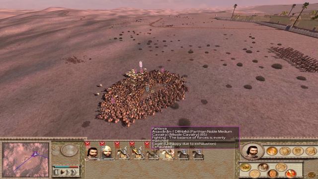 Insane Huge Battles! Rome Total War EBEB Imperial mod - Pahlava Play #3 (Hardcore difficulty EB mod смотреть онлайн