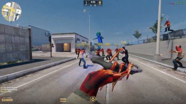 CS2 Zombie Survival Mod zm_fogtown_cs2 On N4A Server