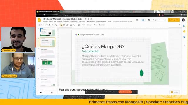 Primeros Pasos con MongoDB | GDSC Patagonia смотреть онлайн