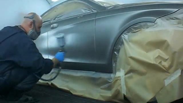 окраска матовым лаком  Mercedec CLS 500  2013 г в