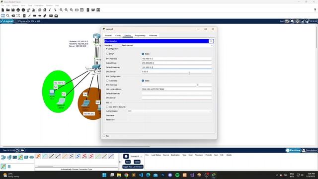VLSM Configuration And Switch Trunk Mode ON смотреть онлайн