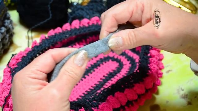 ( Bolsito de jeans y reciclado ) Paso a paso en crochet смотреть онлайн