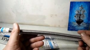 Обзор и установка, нержавеющей гофрированной гибкой шланги на бойлер.