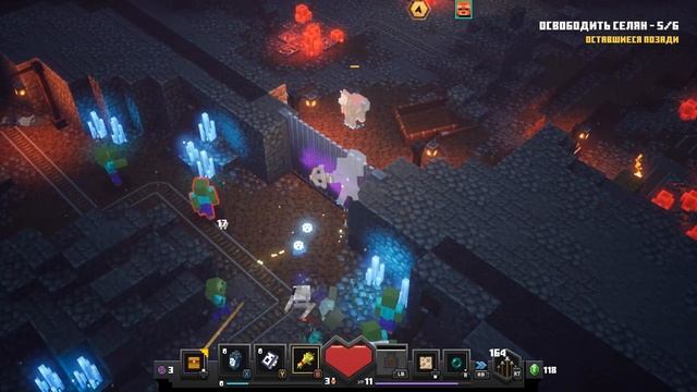 Minecraft Dungeons - ПОЛНОЕ ПРОХОЖДЕНИЕ В 4К / COMPLETE WALKTHROUGH IN 4K смотреть онлайн