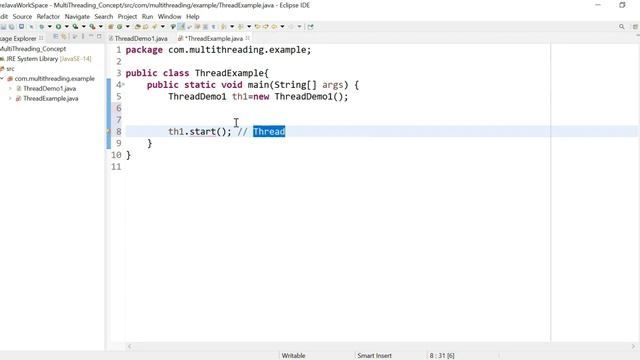 Java Tutorial: Creating Thread using Runnable Interface in java | part 67 смотреть онлайн