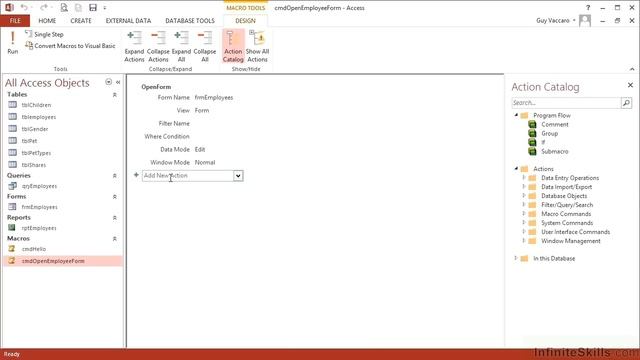 Advanced Microsoft Access 2013 Tutorial | Steps To Creating A Macro смотреть онлайн