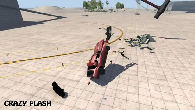 BeamNG Drive / Gridmap / Crash Testing Pontiac Firebird 1979 #35 смотреть онлайн