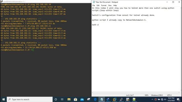 Python 3 telnet | multiple switch configuration смотреть онлайн
