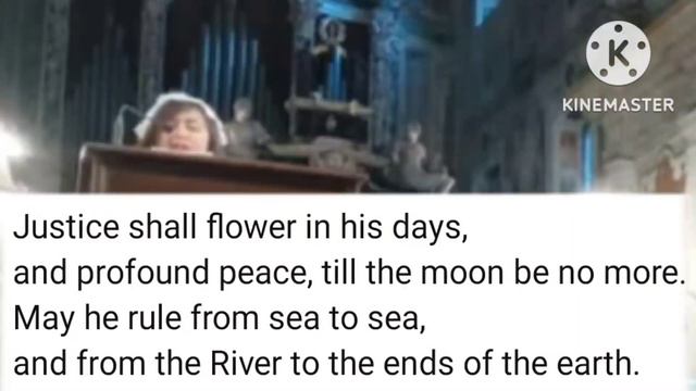 Psalm 72: Justice shall flourish in His time, and fullness of peace forever смотреть онлайн