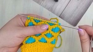 Красивые  СЛЕДКИ-НОСОЧКИ на 2-х спицах. МК для начинающих.