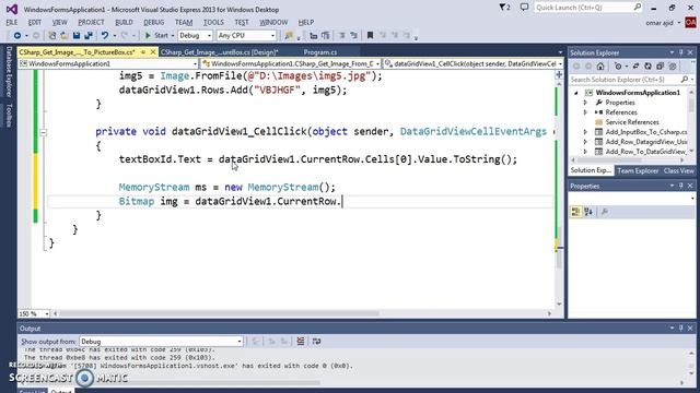 C# Tutorial - How To Get Image From DataGridView To PictureBox In C# [ With Source Code ] смотреть онлайн