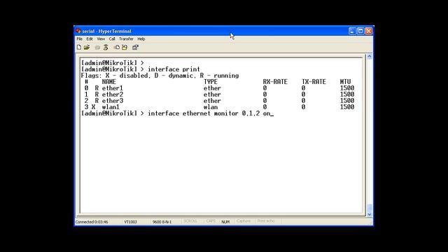 Config of an IP address on the Mikrotik RouterOS. смотреть онлайн