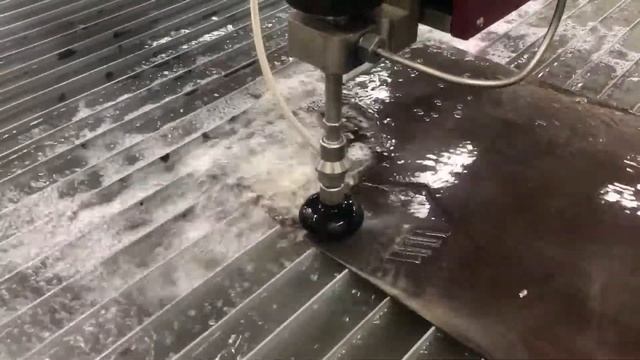 Гидроабразивный станок "YC WaterJet" резка смотреть онлайн