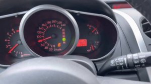 Mazda CX-7 2.3 turbo разгон с места, холодный запуск.