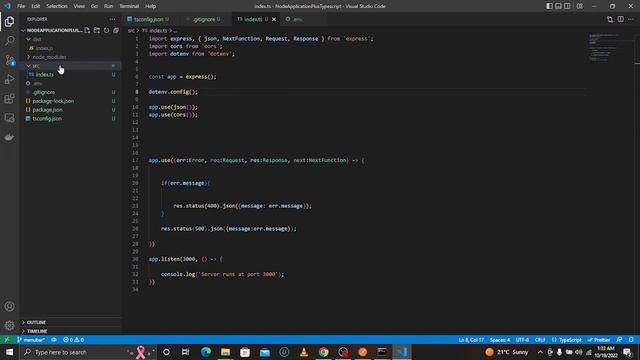 HOW TO WRITE NODE JS BACKEND APPLICATION WITH TYPESCRIPT 2022. смотреть онлайн