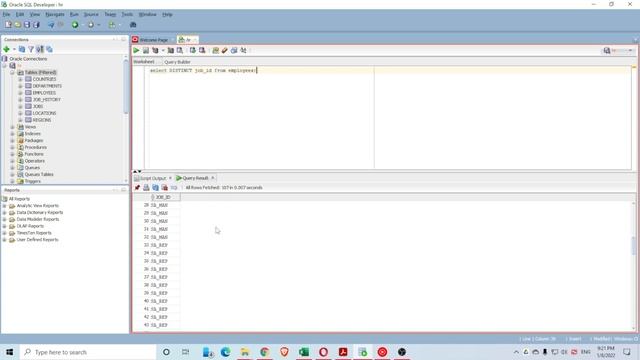 5. SQL + ORACLE | OPERADOR DISTINCT смотреть онлайн