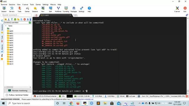 Bioinformatics 11: Pushing files into GitHub using git on the terminal. смотреть онлайн
