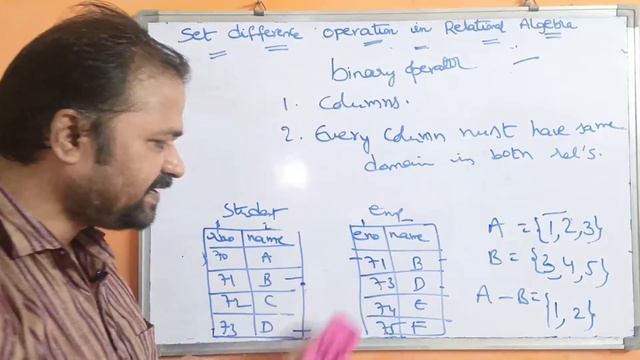 Set Difference Operation in Relational Algebra || Examples || Queries || DBMS смотреть онлайн