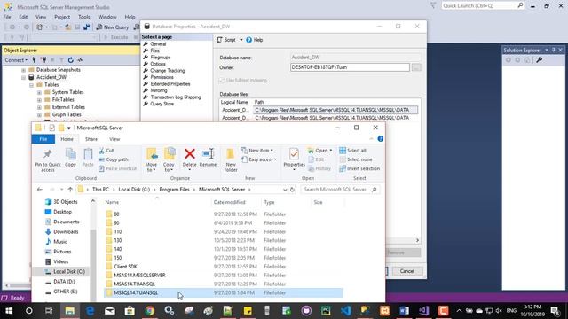 How to copy .mdf and .ldf file in SQL Server смотреть онлайн