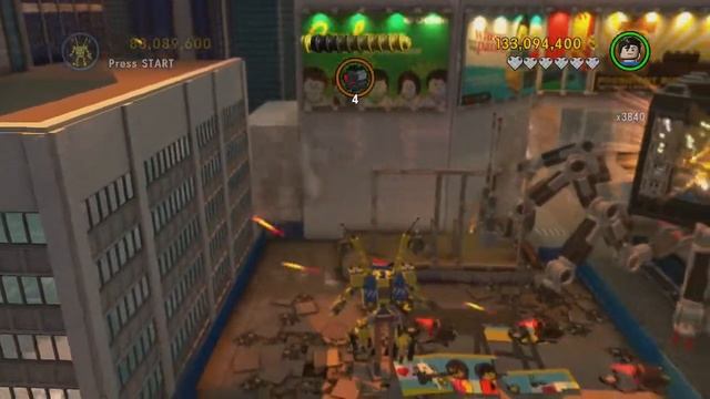 Reach 100% Final Showdown Walkthrough #15 (Lego Movie Game) Gold Manuals & Pants смотреть онлайн