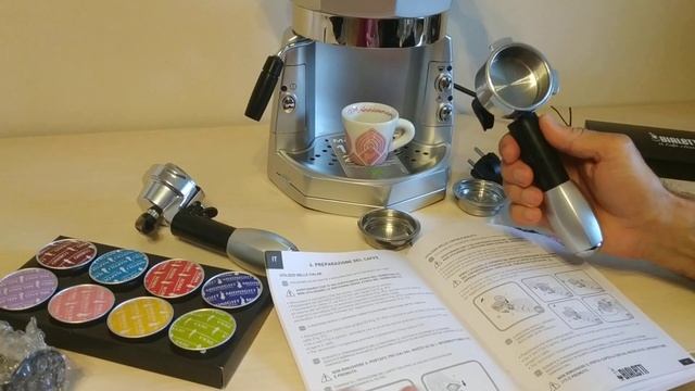 Bialetti Mokona CF40 3-х сиcтемная кофемашина (капсулы Bialetti, чалды ESE, молотый кофе) 2-я часть смотреть онлайн