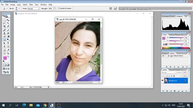 Как удалить прыщи в фотошопе смотреть онлайн