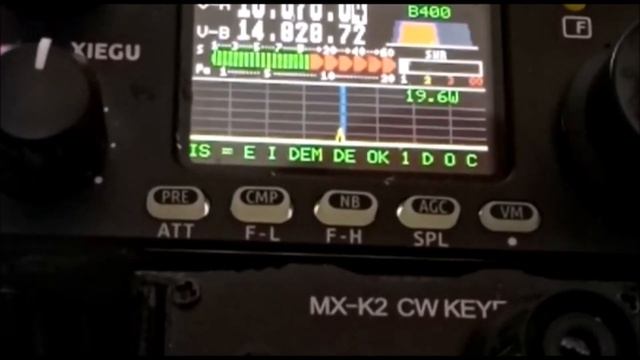 QSO on 17m with OK1DO using Xiegu G90 смотреть онлайн