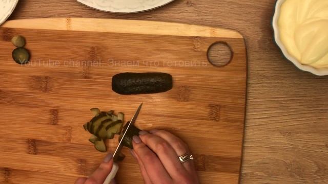 Рыбный салат из печени трески. Знаем что готовить. смотреть онлайн