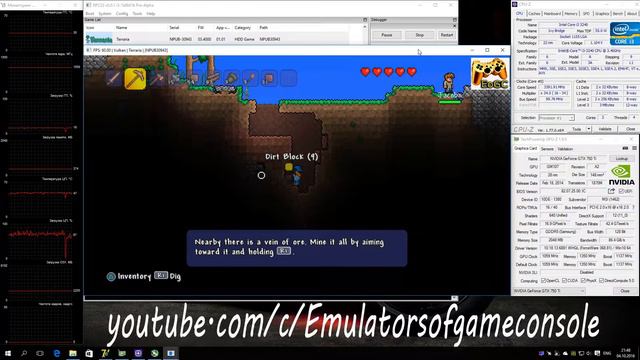 RPCS3 Playstation 3 Emulator - Terraria (2011). Ingame. Vulkan api. Test #2 смотреть онлайн