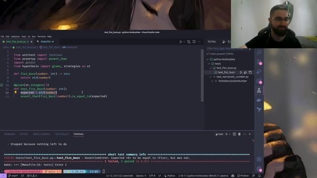 [? Python] Property based testing sin calcular el expected смотреть онлайн