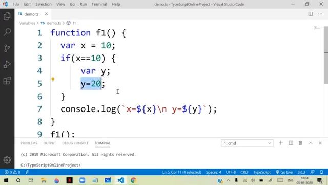 typescript var,let,const смотреть онлайн