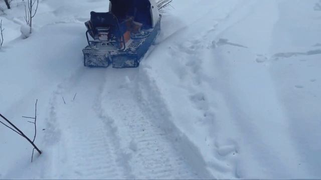 Мой первый снегоход - БУРАН???/ Первый раз за рулём снегохода смотреть онлайн