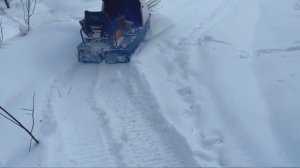 Мой первый снегоход - БУРАН???/ Первый раз за рулём снегохода