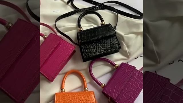 Женская маленькая Сумка Мессенджер через плечо из экокожи крокодила Мини Мисс LEFTSIDE смотреть онлайн