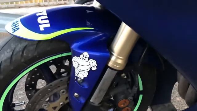 Разбитый мост на объездной ,Yamaha R 1, Yamaha FZ 600. Нарвались на полицию смотреть онлайн