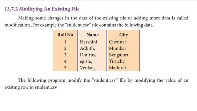 Ch 13 Creating a new normal CSV file, modify CSV file, add new row Copy смотреть онлайн