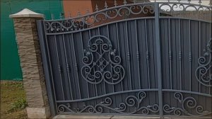 Красивые Кованые Ворота/ Изготовление Кованых Ворот/ Ворота Кованые с Калиткой/ Ворота и Забор