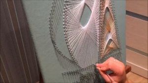 Делаем картину из ниток и гвоздей «Парусник»! DIY String art sailing ship.