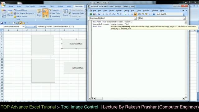 #13 Image Control in EXCEL VBA || Macros in Excel || VBA Excel Tutorial смотреть онлайн
