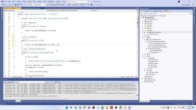 MVC Json API | شرح عربى смотреть онлайн