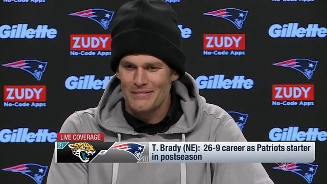 Tom Brady: "We'll See" On If He Will Play in AFC Championship | Jaguars vs. Patriots | NFL смотреть онлайн