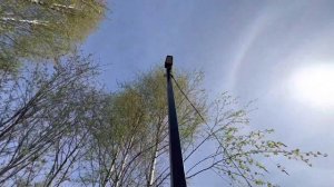 Трубостойка для ввода электричества через дорогу от ЛЭП ??