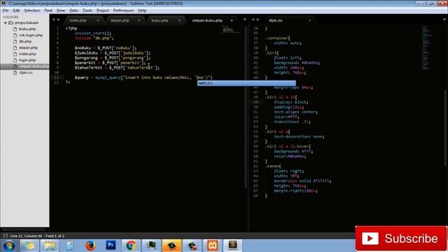CARA MEMBUAT WEBSITE PERPUSTAKAAN SEKOLAH DENGAN PHP MYSQL - PEMULA смотреть онлайн