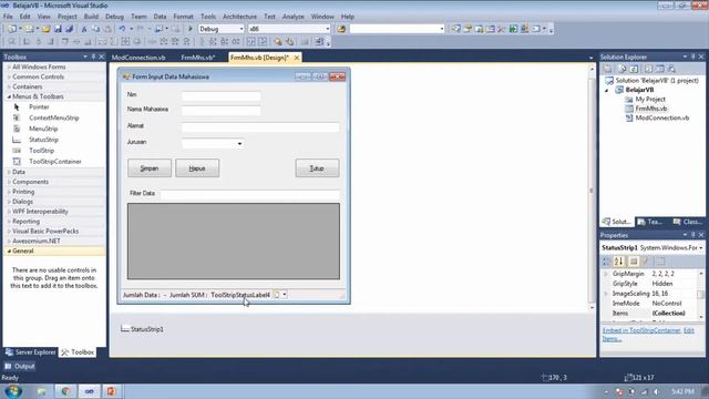 Tutorial VB.Net + MYSQL VIII - Menampilkan Jumlah Row dan Sum Total смотреть онлайн
