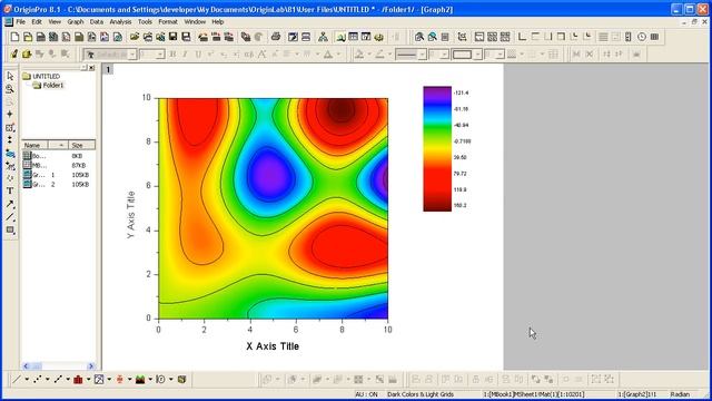 Graphing: Origin: Contour Plots and Color Mapping Part 2 - Customizing a Contour Plot смотреть онлайн