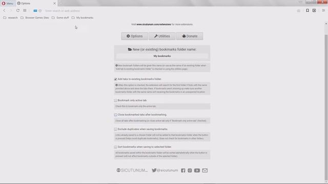 Bookmark All Tabs Version 1.6 (Opera Extension) смотреть онлайн