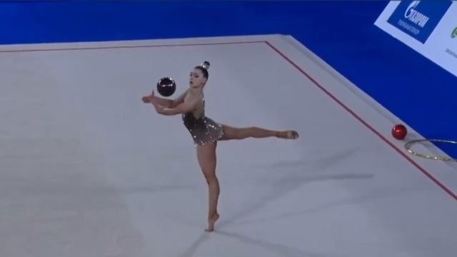 Лала Крамаренко - Мач - 2022 международные соревнования по художественной гимнастике смотреть онлайн