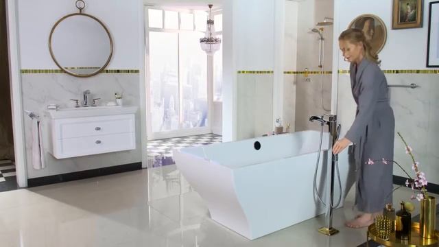 Смеситель напольный Hansgrohe Metropol Classic 31445090 для ванной комнаты смотреть онлайн