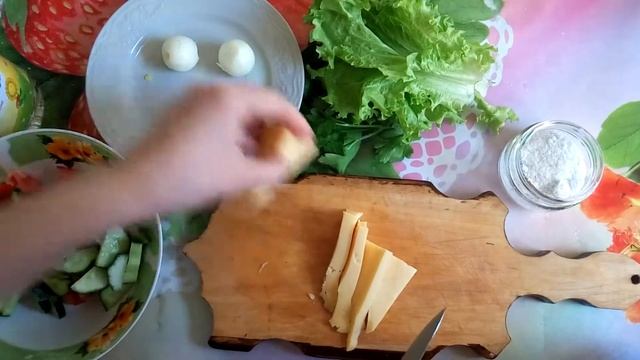 Диетический салат с сыром- мегапростой рецепт смотреть онлайн